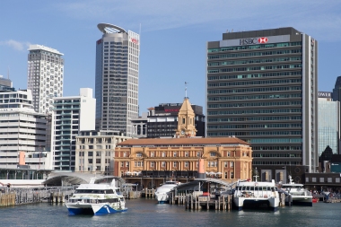 The Ferry Building was once the largest house on the Auckland waterfront, but that is no longer the case.