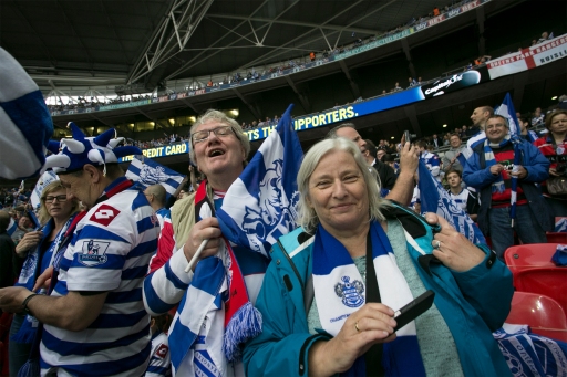 At Wembley, at the playoff final. QPR - Derby 1-0